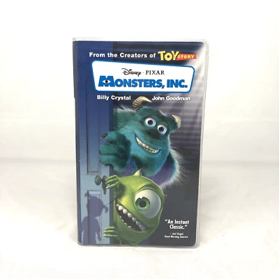Monsters, Inc. VHS, 2002, Clam Shell Blue Tape Foto 1 de 4