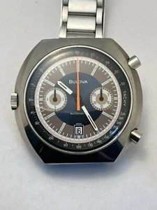 Orologio BULOVA " F " Chrono - Matic - Buren calibro 12 - vintage watch 1970s - Foto 1 di 13