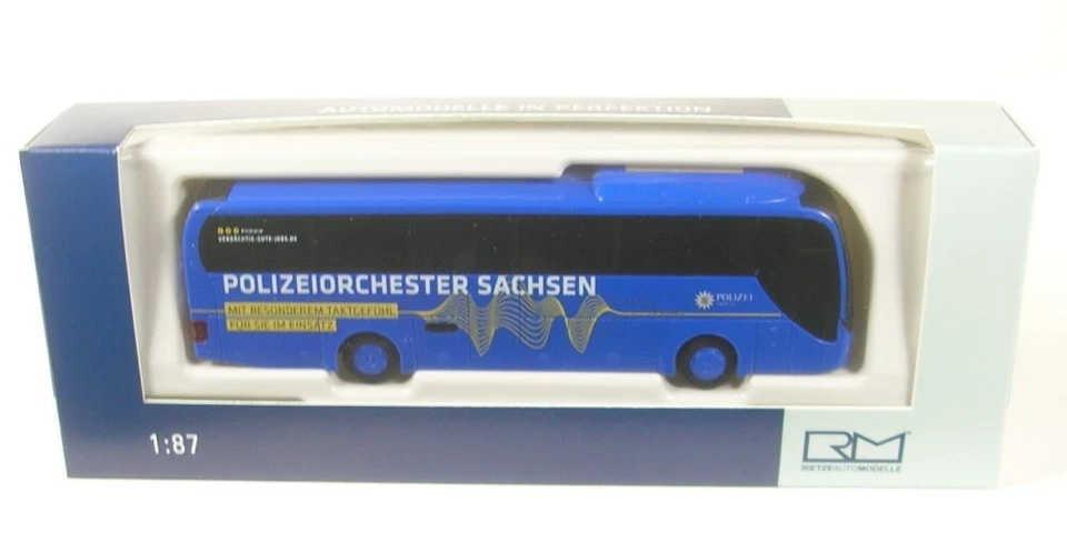 Man Lion's Coach Polizeiorchester Sassonia 1:87 Rietze - Immagine 1 di 1