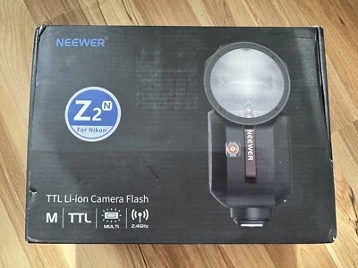 Neewer Z2-N TTL Li-ion Camera Flash for Nikon - New Open Box - Image 1 of 3