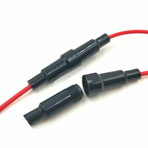 6x30mm Fuse Holder Glass Tube Fuse Sleeve Wiring Fuse Box With Thick line 20 - Picture 1 of 4