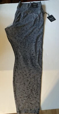 Simply Vera Vera Wang Women Nwt Size 2X Hi Rise Gray Black Skinny Leg Leggings - Image 1 of 4