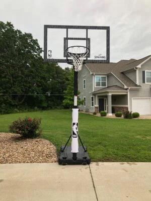 60 In Basketball Hoop Acrylic Screw Jack Portable System - Image 1 of 4