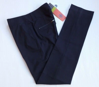 NWT Tory Burch Uniform Eliza Pants Wonens Med Navy Blue SZ 0 - Image 1 of 4