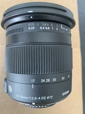 Sigma DC 17-70mm f/2.8-4 OS AF HSM Lens For Nikon (C) - Image 1 of 4