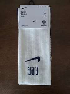 Nike Strike Soccer Knee High Socks, Portugal, White/Navy, Size S, 1 Pair - Picture 1 of 3