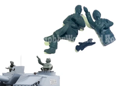 Heng Long RC Tank German Stug III 1/16 2.4Ghz 3868 Army Infantry Puppy Dog Parts - Image 1 of 4