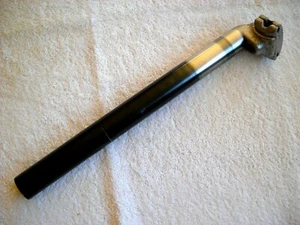 **KALLOY SILVER ALLOY 30.8mm DIAMETER 350mm LONG 10cm INSERT SEAT POST 350gms**  - Picture 1 of 3