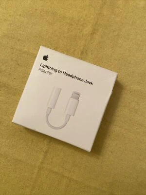 OEM Apple Lightning to Headphone Jack AUX Adapter For iPhone X 11 12 13 14 - Image 1 of 4