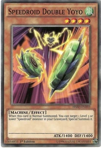 Speedroid Double HSRD-EN003 Yu-Gi-Oh Card 1st Edition New - Picture 1 of 3