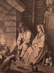 GUSTAVE DORE — RARE, Original FAIRY TALES RETOLD BY PERRAULT Wood Engraving 1870 - Picture 1 of 7