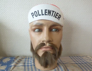 VINTAGE POLLENTIER BICYCLE RACING CAP - NOS - Picture 1 of 6