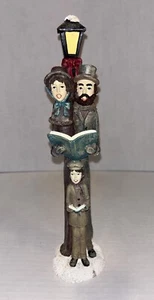 Estate Dicken Style Family Carolers Pencil Figurines Christmas Holiday - Picture 1 of 6