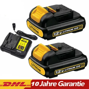 1x/2x para Dewalt DCB120 DCB121 DCB126 DCB125 DCB127 10.8V/12V batería de litio 3.0Ah - Imagen 1 de 18