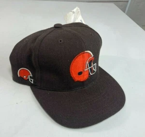 DEADSTOCK Vintage Cleveland Browns American Needle Blockhead SnapBack Hat Wool - Picture 1 of 7