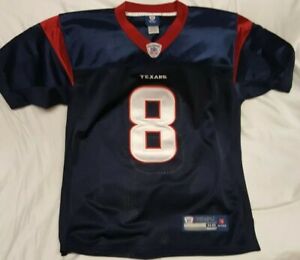 Sewn Reebok Matthew Schaub Jersey Houston Texans NFL Stitched #8 Size 48