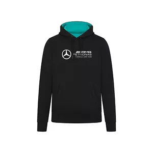Mercedes AMG F1 2024 Herren Hoody Logo Schwarz L - Bild 1 von 3