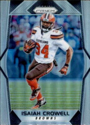 2017 Panini Silver Prizms #99 Isaiah Crowell Cleveland Browns - Image 1 of 2