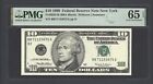 United States-Federal Reserve 10 Dollars 1999 Fr#2033-B (BBA Block) UNC Grade 65