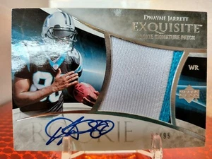 DWAYNE JARRETT #/99 AUTO PATCH 2007 Upper Deck Exquisite Rookie Signature Patch - Picture 1 of 2