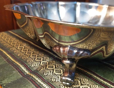 International Silver Co - CHIPPENDALE - 3 Footed TRAY GOOD CONDITION A24 - Image 1 of 4