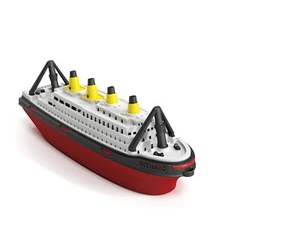 NAVE TITANIC CM 42 GIOCATTOLO ITALIANO IN PLASTICA SPIAGGIA ,MARE OUTDOOR - Foto 1 di 1
