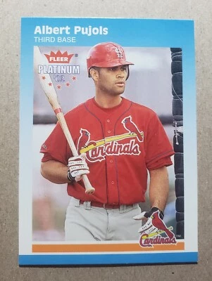 Fleer Platinum 2002 Albert Pujols #142 Cardenales de San Luis Foto 1 de 2