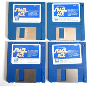 Rare jeu SPACE ACE game for ATARI ST STF STE / MEGA ST 520 1040 - Foto 1 di 6