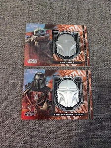 2020 Star Wars Mandalorian: Season 1 Medallion Card Child&Mandalorian - Picture 1 of 2