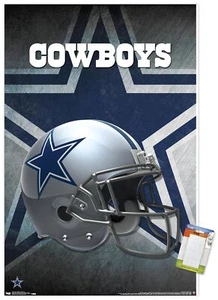 Trends International NFL Dallas Cowboys - Helmet 16 Wall Poster, 22.375" x 34... - Picture 1 of 5