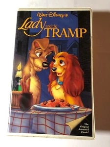 Lady And The Tramp VHS Walt Disney Black Diamond The Classics Vintage ***RARE*** - Picture 1 of 14