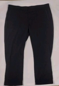 Athleta Trekkie Hike Pants Joggers Size 24 Black Ripstop Active Outdoors UPF 50 - Picture 1 of 10