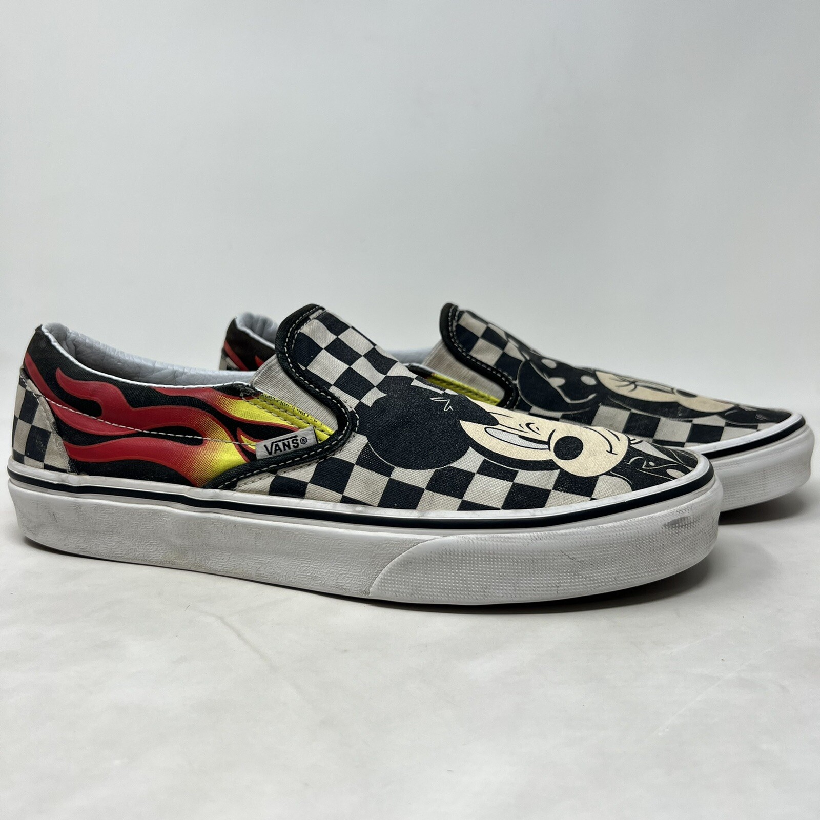 mickey mouse slip on vans