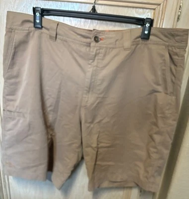 Orvis Shorts Mens 42 Khaki Tan Castaway Classic Fit Pockets Fishing Hike Flawed - Image 1 of 4