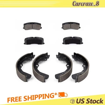 Juego de pastillas de freno delanteras traseras zapata de freno de tambor para Suzuki Esteem 1,6 L 1995-2001 Foto 1 de 4