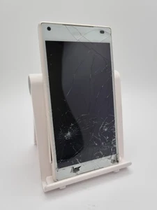 Sony Xperia Z5 Compact White 32GB 4.6" 23MP Android Smartphone Cracked Faulty #B - Picture 1 of 14
