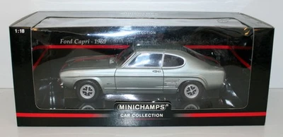 MINICHAMPS 1/18 - 150 089002 FORD CAPRI 1969 - AZUL METÁLICO Foto 1 de 2