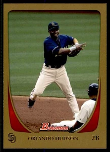2011 Bowman Gold Orlando Hudson San Diego Padres #12 - Picture 1 of 2