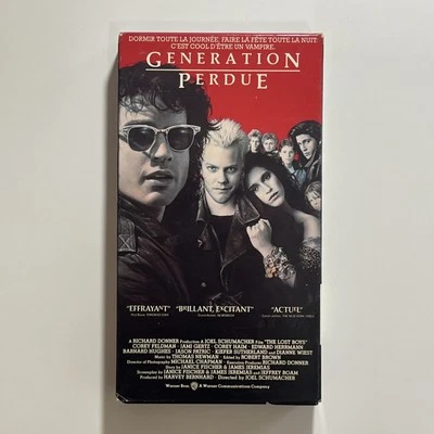 Generation Perdue/The Lost Boys (VHS, 1991) French Version! Tested! - Image 1 of 4
