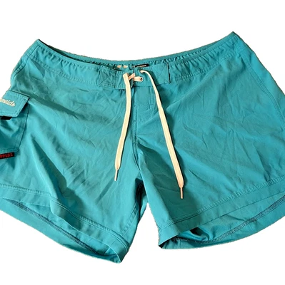 Maui Ripper Board Shorts Teal Sizel Womens Size 16 - Image 1 of 4