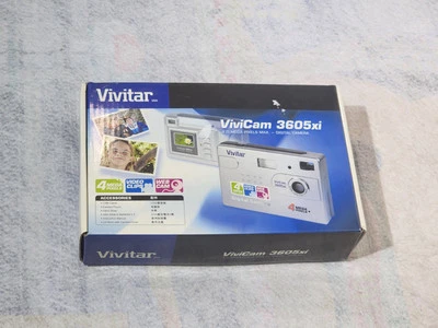 Vivitar Vivicam 3605xi  4 Mp Compact Cam Digital  Complete With Manual  - Image 1 of 4