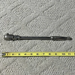 Snap-On F831 3/8” Drive Long Flex Head Ratchet 11.5" long Chrome USA - Bild 1 von 11