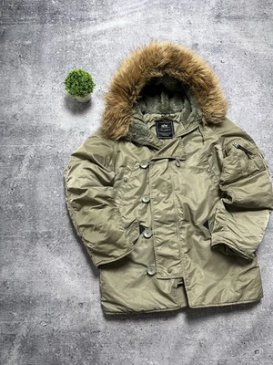 Vintage Alpha Flyer’s Industries USA N-3B Parka Jacket Streetwear Military - Image 1 of 4