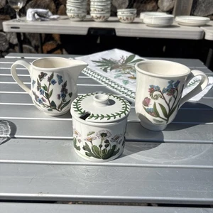 Portmeirion Botanic Garden Mug Creamer and Sugar Set - Picture 1 of 8