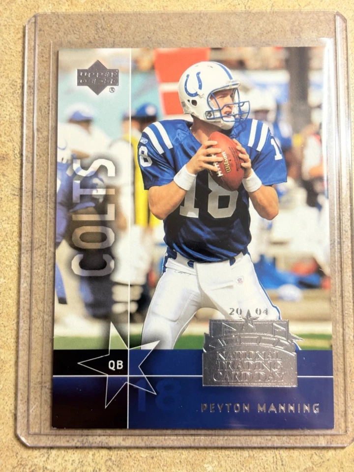 2004 Upper Deck National Trading Card Day Peyton Manning #UD-11 Colts NRMT - Image 1 of 2