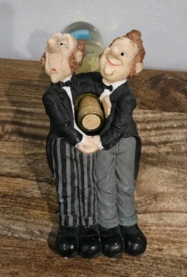 James the Butler Wine Bottle Holder Vintage Single Bottle Balancing Act 1980s  - Image 1 of 4