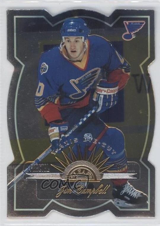 1997-98 Leaf Fractal Matrix Die-Cut Jim Campbell #54 - Image 1 of 2