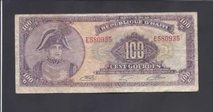HAITI - 100 GOURDES 1979 @ TYVEK @ RARE !!!!! - Picture 1 of 2