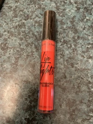 Jordana Lip Lights Color Shock Gloss -  03 Ambient Orange - NEW SEALED - Image 1 of 2
