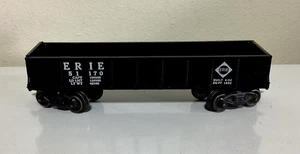 VINTAGE MARX 0 SCALE 3 RAIL ERIE 51 170 COAL CAR--VERY CLEAN--READY TO ROLL - Picture 1 of 6